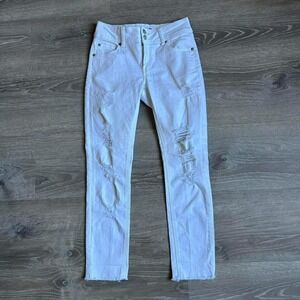 Ashley Mason White Skinny Jean Size 3